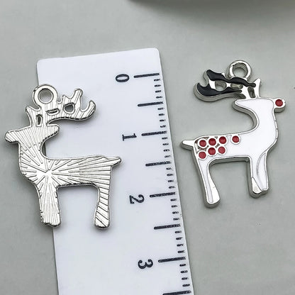 1 Piece 20 PCS/Package 17x14mm 23x18mm 23x23mm Alloy Christmas Tree Santa Claus Gingerbread Pendant Jewelry Accessories