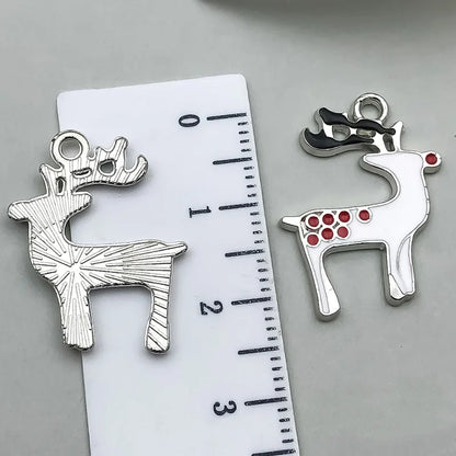 1 Piece 20 PCS/Package 17x14mm 23x18mm 23x23mm Alloy Christmas Tree Santa Claus Gingerbread Pendant Jewelry Accessories