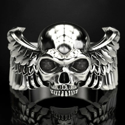 Retro Constellation Skull Alloy Unisex Rings