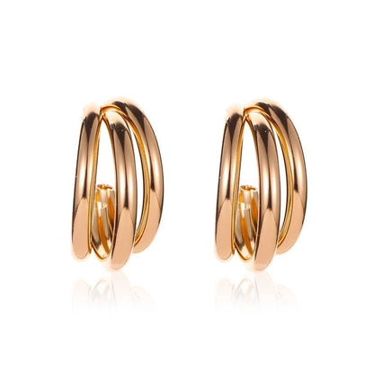 2 Pieces Casual Vintage Style Human Face Leaf Heart Shape Plating Hollow Out Inlay Alloy Metal Brass Resin Zircon 18K Gold Plated Gold Plated Silver Plated Earrings