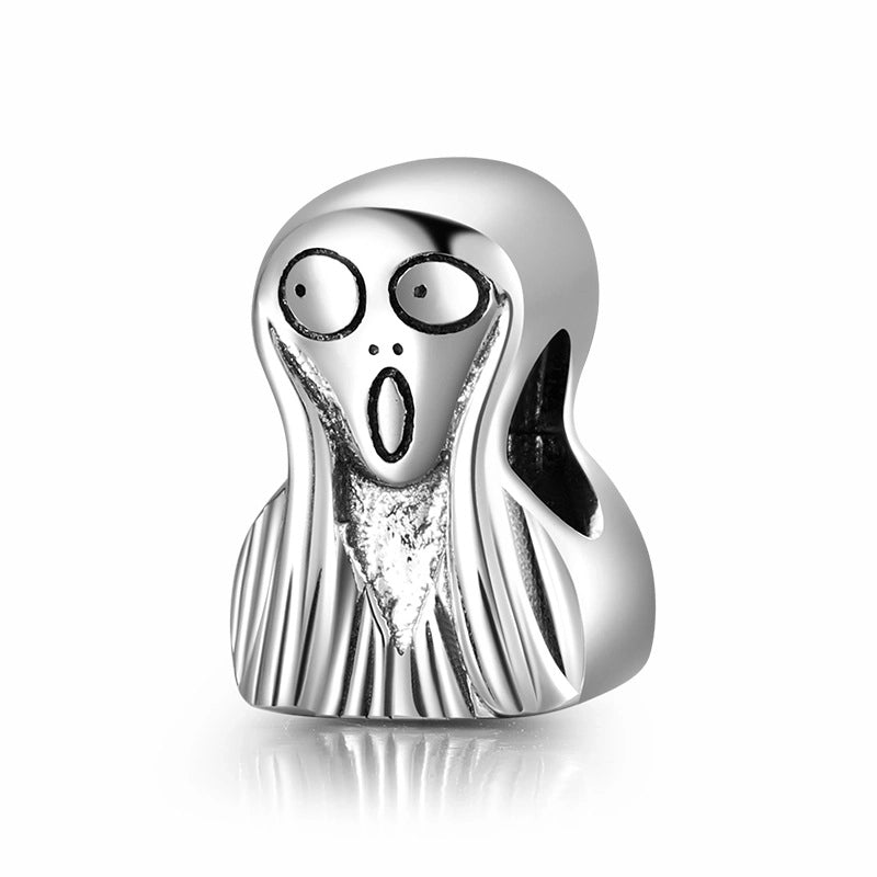 Streetwear Halloween Pattern Geometric Sterling Silver Halloween Jewelry Accessories