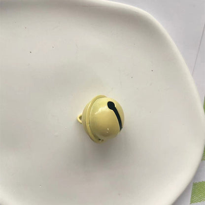 100 Pieces Fashion Bell Metal Iron Plating Christmas Women'S Keychain