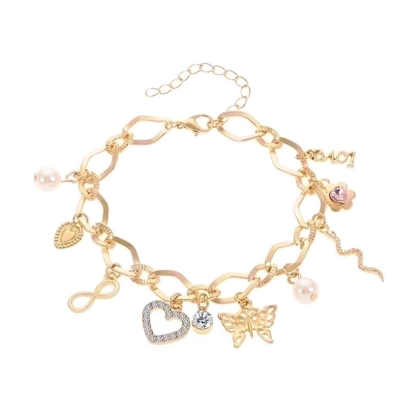 Alloy Gold Plated Silver Plated Elegant Shiny Plating Star Heart Shape Bracelets