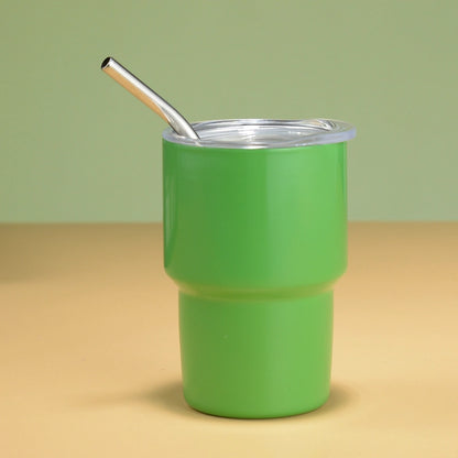 3oz Mini 304 Cold Change Small Wine Glass Single Double-layer Suction Tube Cup Sublimation Stainless Steel Cup A Generation Of Hair