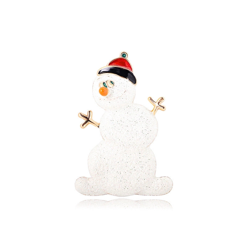 Cute Pin Animal Christmas Tree Snowman Alloy Plating Unisex Brooches