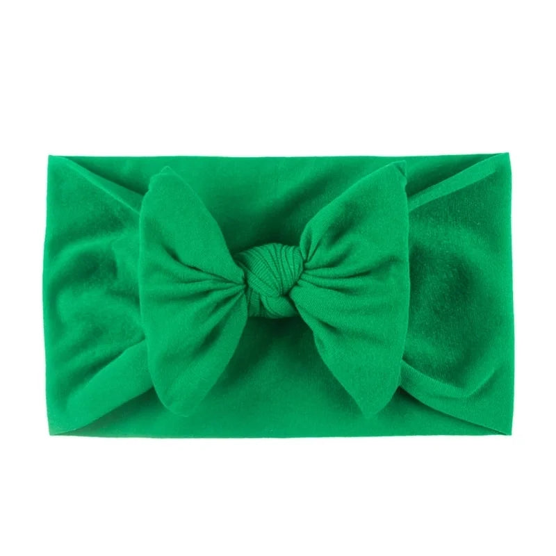 Kid's Fashion Solid Color Bow Knot Cloth Braid Hair Band