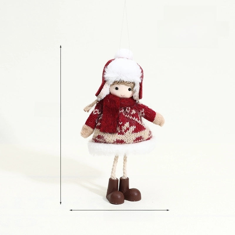 Christmas Angel Cloth Plush Party Hanging Ornaments