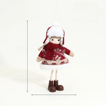 Christmas Angel Cloth Plush Party Hanging Ornaments