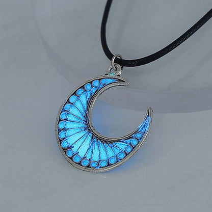 Jewelry Basic Modern Style Classic Style Moon Life Tree Butterfly 304 Stainless Steel Rope Pendant Necklace