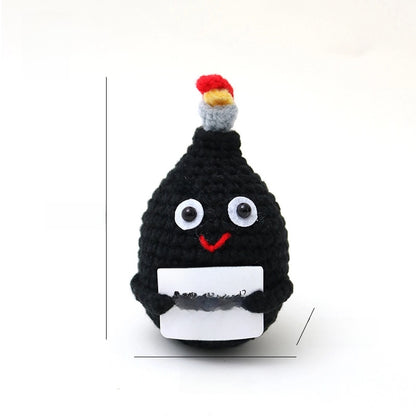 Cute Fruit Heart Shape Flower Yarn Daily Decorations Table Decoration