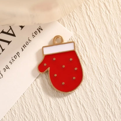 14*12mm 15 * 20mm Alloy Christmas Tree Bow Knot Snowman Pendant Jewelry Accessories