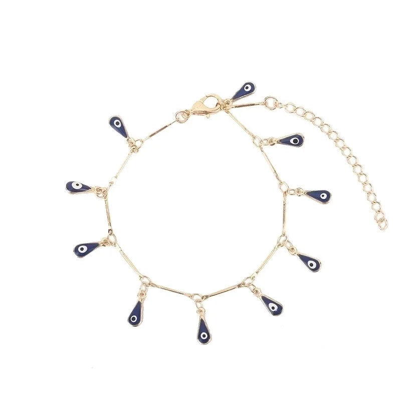 Lady Devil's Eye Star Copper Plating Bracelets