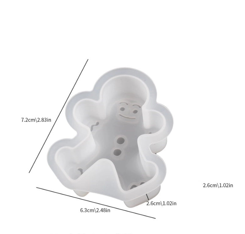 Christmas Cute Christmas Tree Snowflake Silica Gel