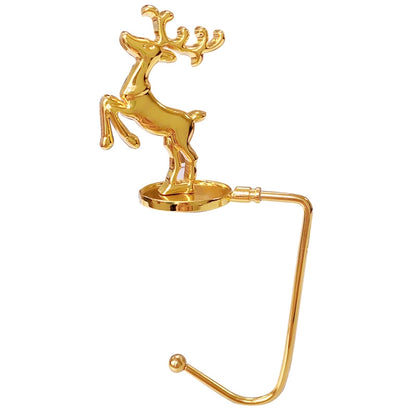 Christmas Fireplace Hook Metal Bag Hook Snowflake Christmas Stocking Hook In Stock