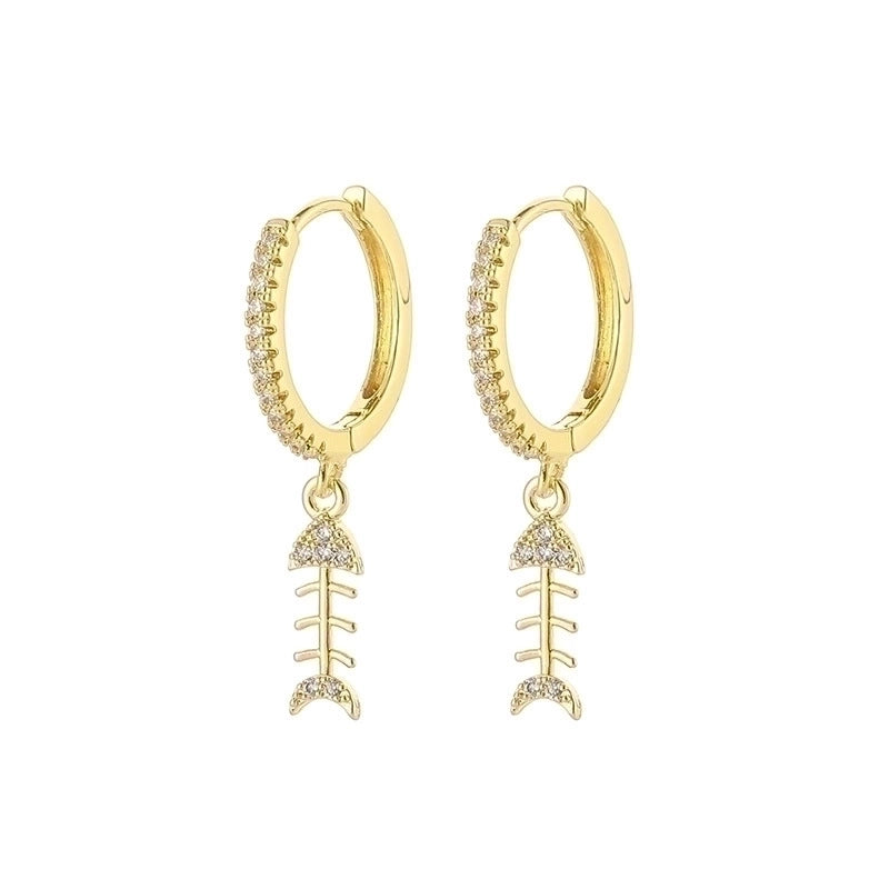 1 Pair Streetwear Devil\'s Eye Heart Shape Butterfly Plating Inlay Copper Zircon Drop Earrings