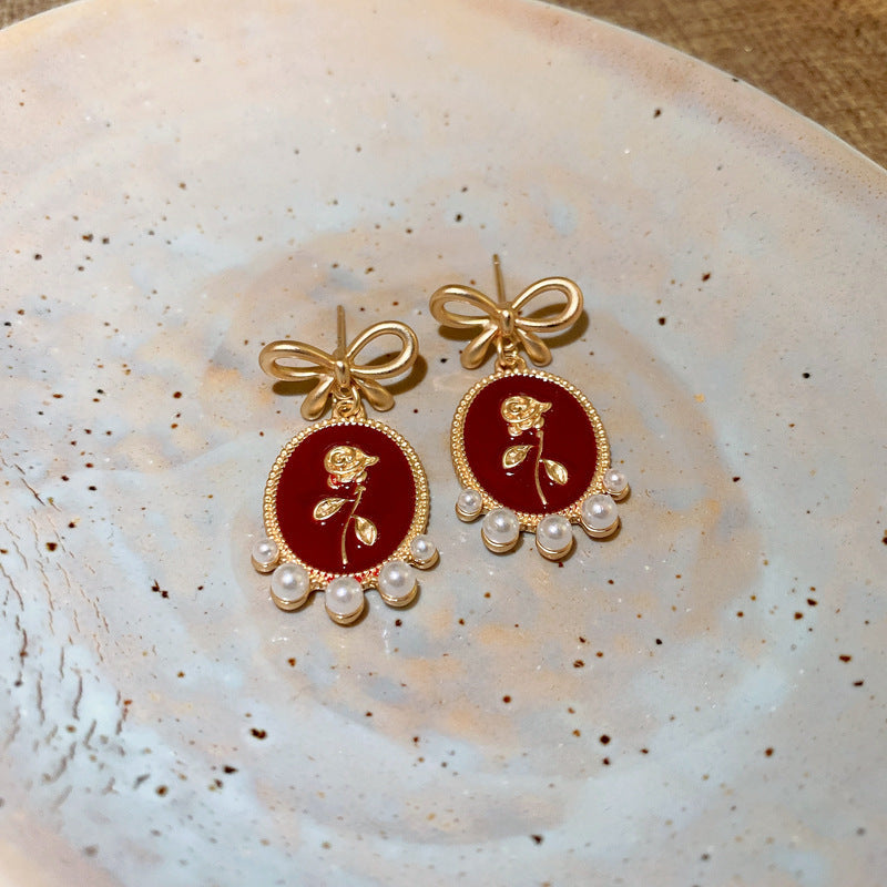 Luxurious Tassel Geometric Alloy Electroplating Earrings