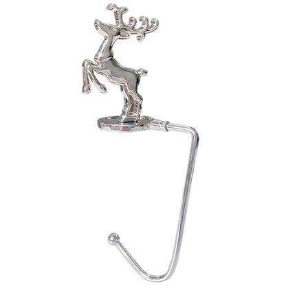 Christmas Fireplace Hook Metal Bag Hook Snowflake Christmas Stocking Hook In Stock