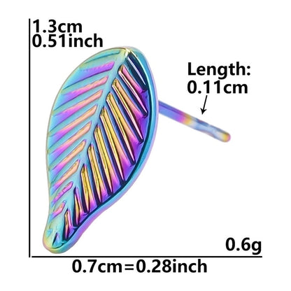 1 Pair Minimalist Flower Butterfly Plating 304 Stainless Steel 18K Gold Plated Ear Studs