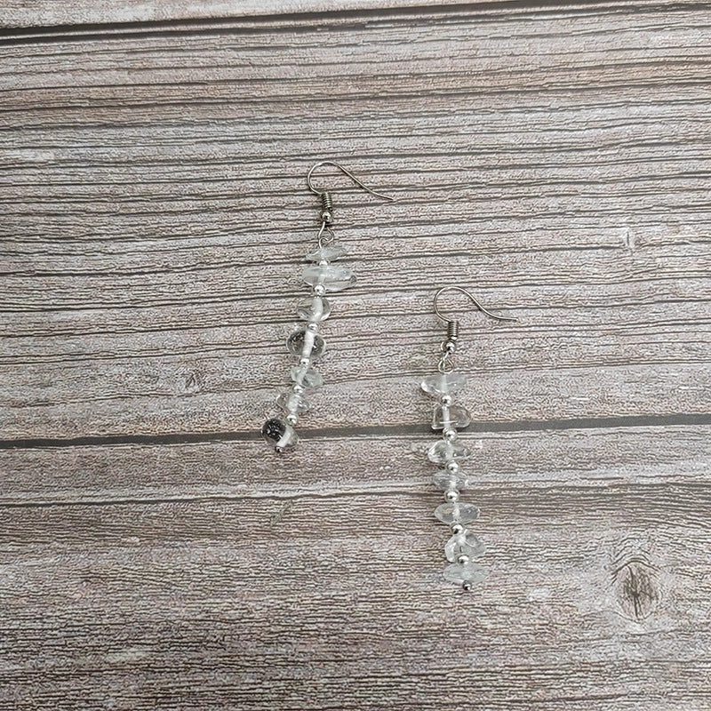 1 Pair Ethnic Style Geometric Natural Stone Drop Earrings