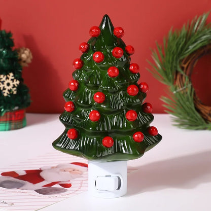 Christmas Minimalist Classic Style Christmas Tree Resin Party Night Lights Led Lights Night Lights