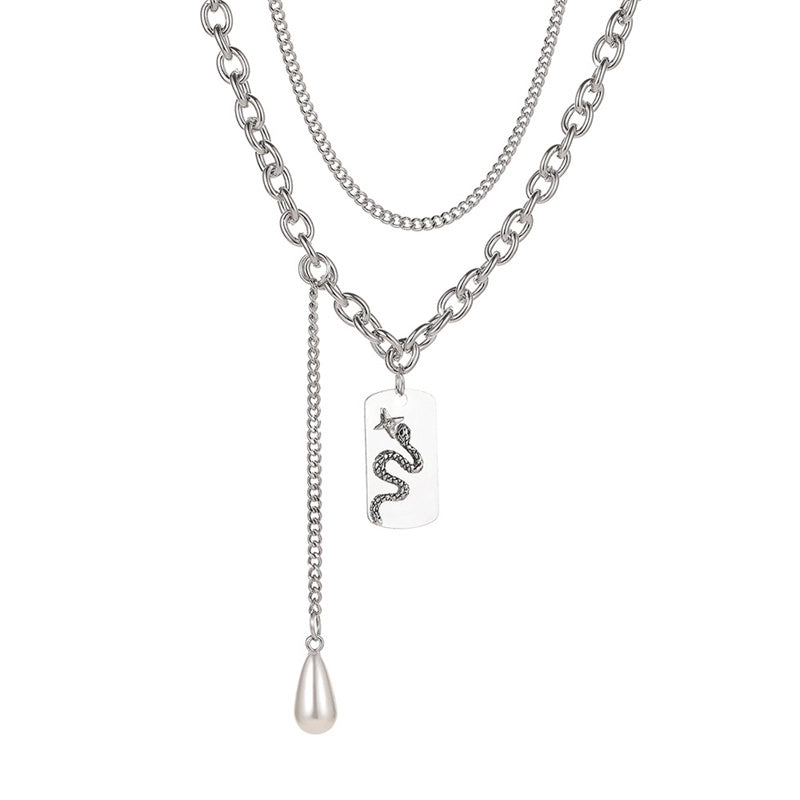 Hip-hop Minimalist Solid Color Flower Lock Metal Copper 18k Gold Plated Gold Plated Silver Plated Crystal Zircon Layered Necklaces Pendant Necklace Necklace In Bulk