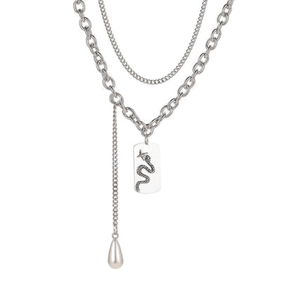 Hip-hop Minimalist Solid Color Flower Lock Metal Copper 18k Gold Plated Gold Plated Silver Plated Crystal Zircon Layered Necklaces Pendant Necklace Necklace In Bulk