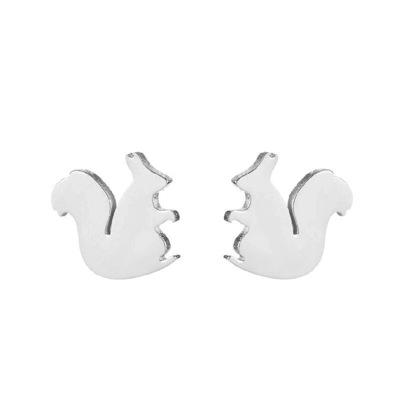 1 Pair Fashion Animal Plating 304 Stainless Steel 18K Gold Plated Ear Studs