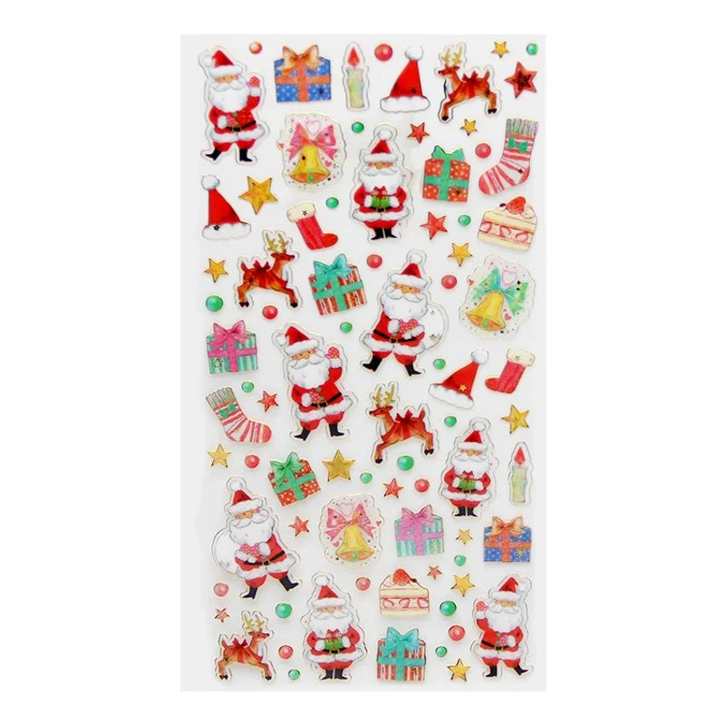 1 Piece Christmas Tree Santa Claus Christmas Socks Holiday Festival Christmas PET PVC