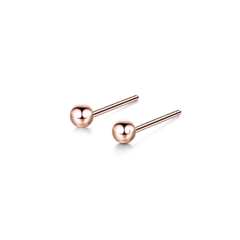 Minimalist Geometric Stainless Steel No Inlaid 14K Gold Plated Earrings