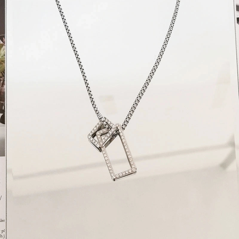 Hip-hop Animal Cartoon Character Alloy Titanium Steel Pendant Necklace In Bulk