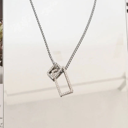 Hip-hop Animal Cartoon Character Alloy Titanium Steel Pendant Necklace In Bulk