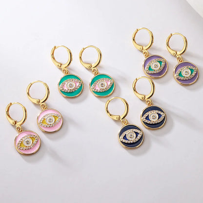 Women Geometric Copper Electroplating Earrings