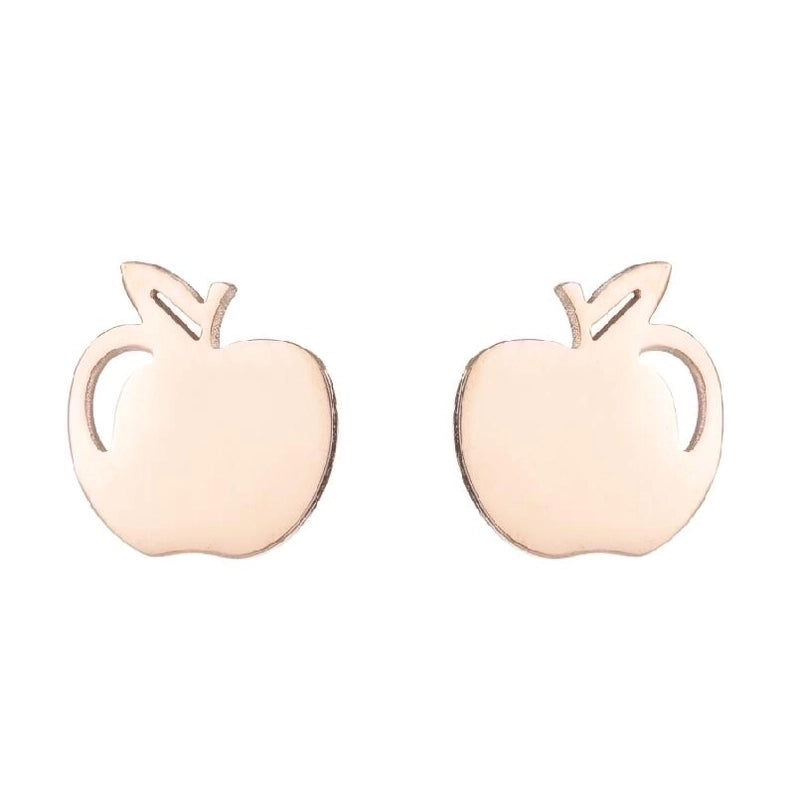 1 Pair Fashion Christmas Tree Plating 304 Stainless Steel 18K Gold Plated Ear Studs