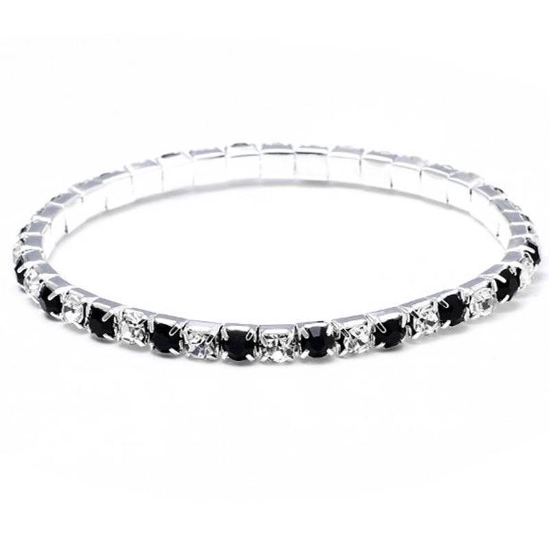 Minimalist Geometric Crystal Rhinestone Gem Bracelets
