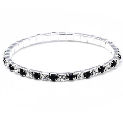 Minimalist Geometric Crystal Rhinestone Gem Bracelets