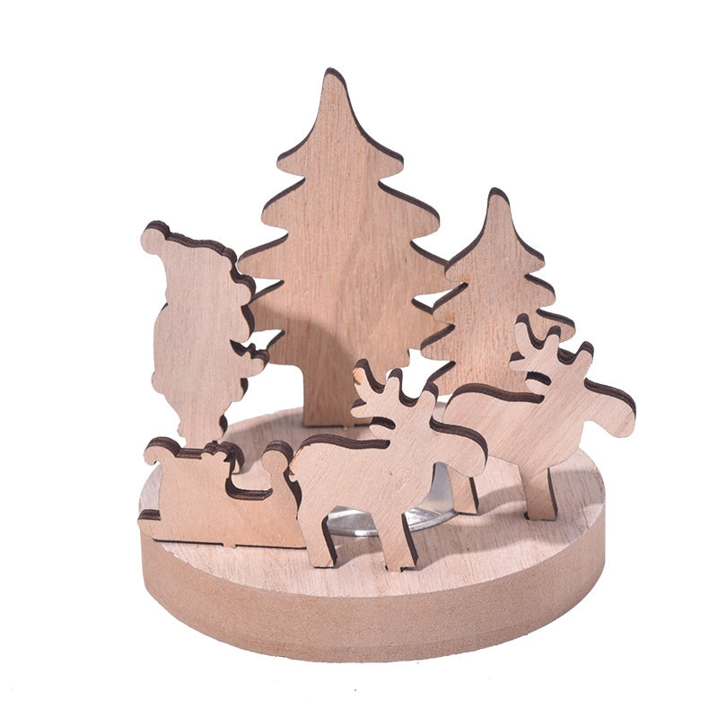 Christmas Cute IG Style Human Christmas Tree Elk Wood Party Festival