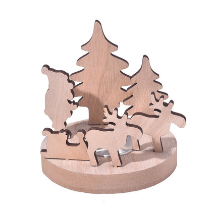 Christmas Cute IG Style Human Christmas Tree Elk Wood Party Festival
