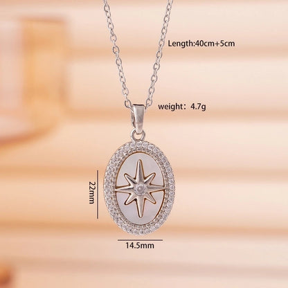 304 Stainless Steel Copper Cable Chain Animal Bear Pendant Necklace