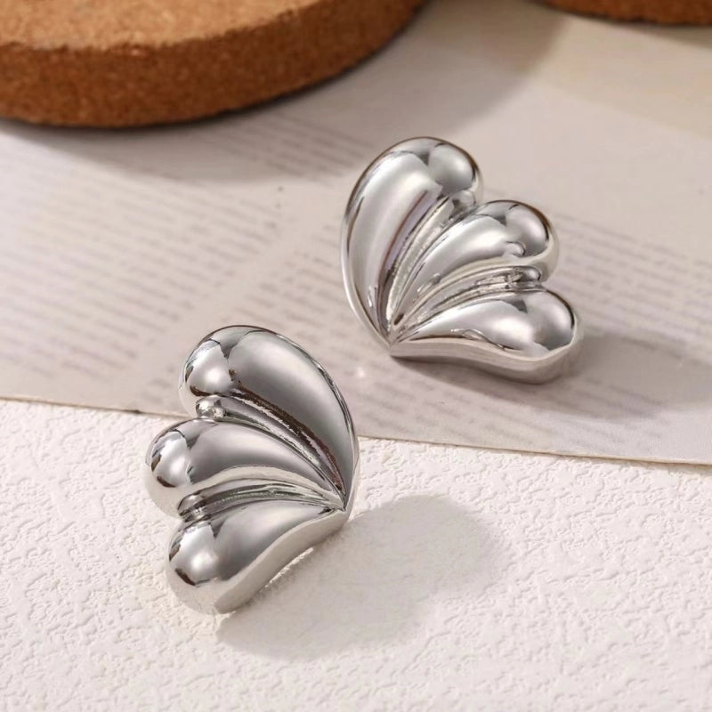 1 Pair Elegant Bow Knot 304 Stainless Steel 18K Gold Plated Ear Studs