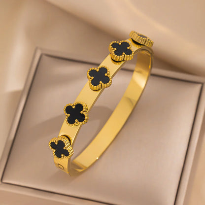 Ellipse Stainless Steel Electroplating Bangles