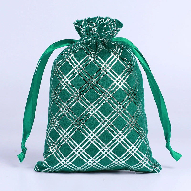 Christmas Minimalist Classic Style Christmas Tree Snowflake Flocking Holiday Daily Gift Bags Gift Wrapping Supplies