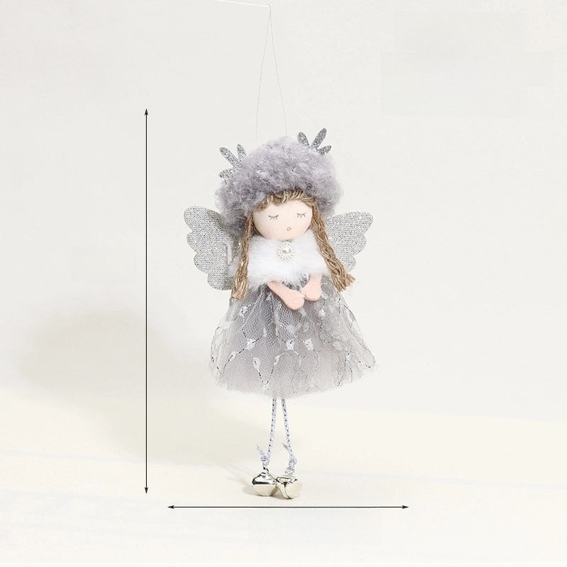Christmas Angel Cloth Plush Party Hanging Ornaments