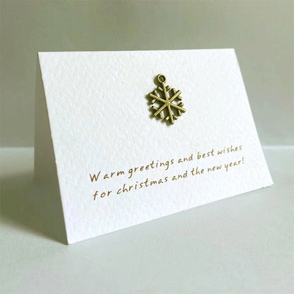 Christmas Minimalist Classic Style Letter Party Festival Card