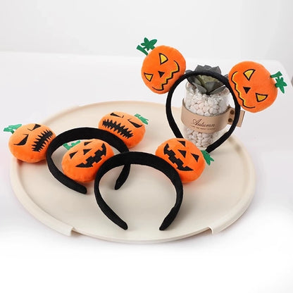 Halloween Retro IG Style Unisex Pumpkin Hair Band