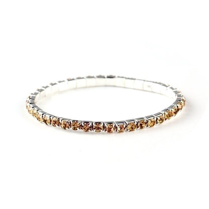 Minimalist Geometric Crystal Rhinestone Gem Bracelets