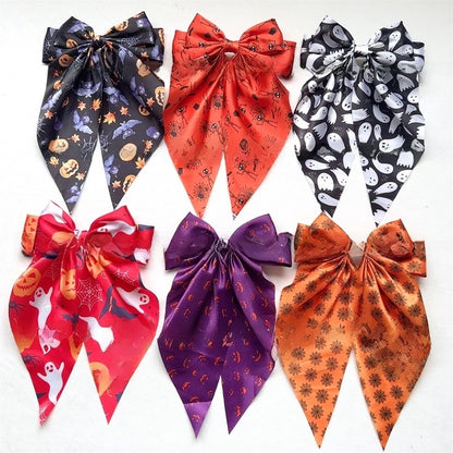 Halloween Cool Style Women's Spider Web Bat Ghost Hair Clip