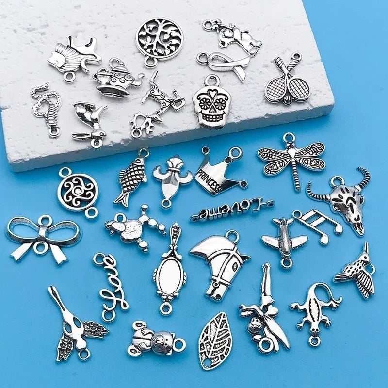 1 Piece Alloy Heart Shape Life Tree Bow Knot Jewelry Accessories Pendant