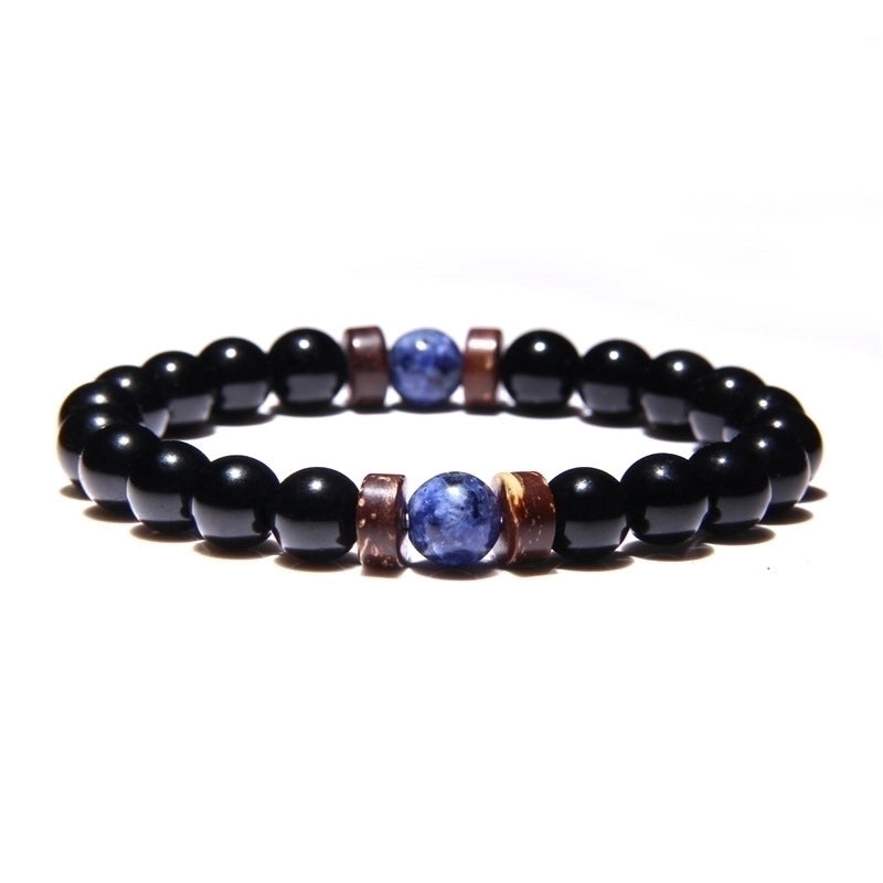 Minimalist Geometric Natural Stone Beaded Bracelets 1 Piece