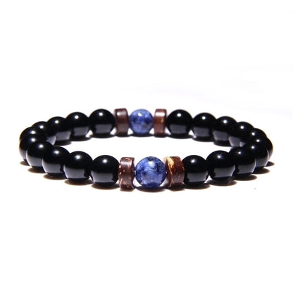 Minimalist Geometric Natural Stone Beaded Bracelets 1 Piece