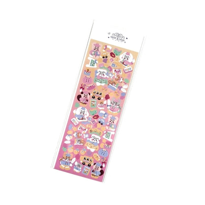 Cute Cartoon Animal Handbook Stickers